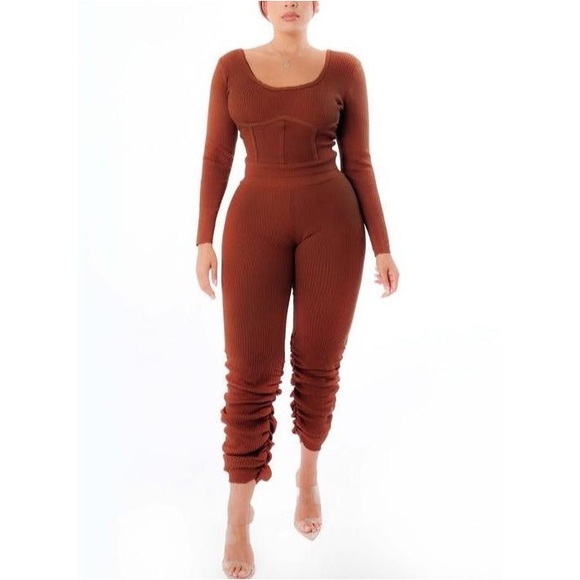 Stacked Pants Set - Picture 3 of 3